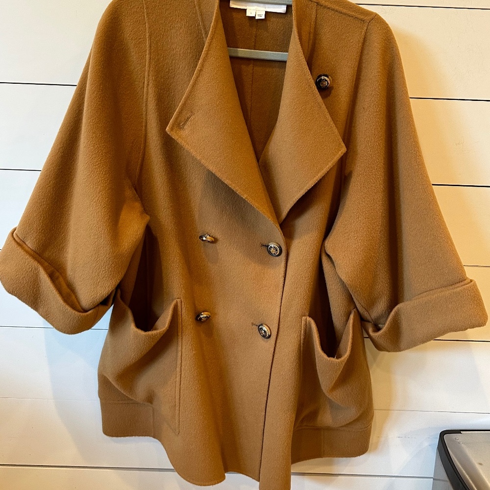 Veronica Beard “Cashmere and Wool” Swing  coat